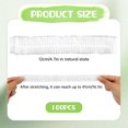 thumbnail image 4 of Bxaolu 100pcs Clear Disposable Plastic Shower Bath Caps for spa Hair Salon WH, 4 of 8