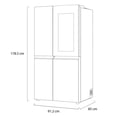 thumbnail image 4 of Refrigerador 28 Pies LG Instaview Side By Side Silver, 4 of 4