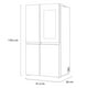 thumbnail image 4 of Refrigerador 28 Pies LG Instaview Side By Side Silver, 4 of 4