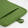 thumbnail image 4 of KitchenAid Ribbed Soft Silicone Pot Holder 2-Pack Set, Matcha, 7"x9", 4 of 5