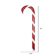 thumbnail image 2 of Vickerman M186848 48 in. Red Candy Cane &amp; White Glitter Ornament, 2 of 2