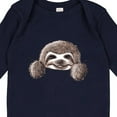 thumbnail image 4 of Inktastic Kiniart Sloth Boys or Girls Long Sleeve Baby Bodysuit, 4 of 5
