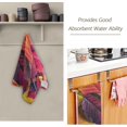 thumbnail image 2 of Colorful Autumn Background Hand Towels 2 PCS, Fall Butterflies Kitchen Towel Ultra Soft and Highly Absorbent,Decorative Fingertip Face Towel for Bathroom Hotel, 28.3"x14.4", 2 of 5