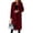 Wine, variant on Clearance!FUNUONY Quilted Jackets Women's Artificial Wool Coat Smock Long Jacket Slim Long Coat for Women Puffer Jacket Womens Winter Coats Long Cardigans Army Green 2XL