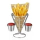 thumbnail image 2 of Cono Soporte Papas Fritas Y Botana Acero Inoxidable 2 Dips Genérica REJILLA PARA PAPAS FRITAS, 2 of 5
