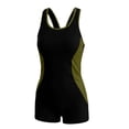 thumbnail image 5 of Ohufall Women's One-Piece Swimsuits Tummy Control Athletic Training Bathing Suit Backless Padded Flat Front Slim Swimwear, 5 of 5