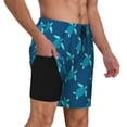 thumbnail image 3 of Fotbe Cute Turtle Men’s Swim Trunks Quick Dry Swim Shorts Board Shorts with Mesh Lining-Medium, 3 of 9