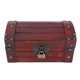 thumbnail image 3 of Caja de almacenamiento de Madera vintage Ecomeon Cofre del Tesoro con bloqueo, 3 of 6