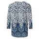 thumbnail image 5 of ICHUANYI Clearance Fashion Woman Round Neck 3/4Sleeve T-Shirt Printing Blouse Tops Sweatshirt(Sky Blue, L) ICHUANYI WER2023081400443, 5 of 5