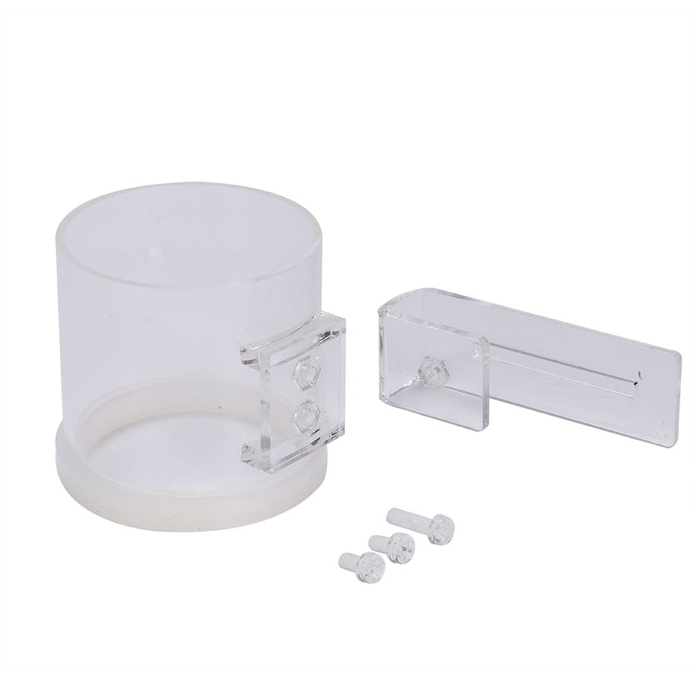 Collision Fish Acrylic Cup, 1Pc Fish Feeding Cup, For Aqarium Fish