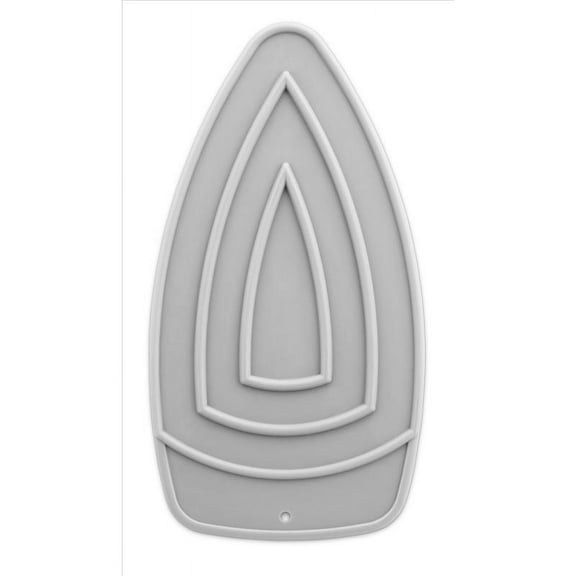 Whitmor 6066514 5.8 x 0.3 in. Silicone Ironing Board Cover & Pad, Gray