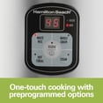 thumbnail image 6 of Hamilton Beach 8 Cup Rice Cooker & Food Steamer with Steam & Rinse Basket, Stainless Steel, 6 of 10