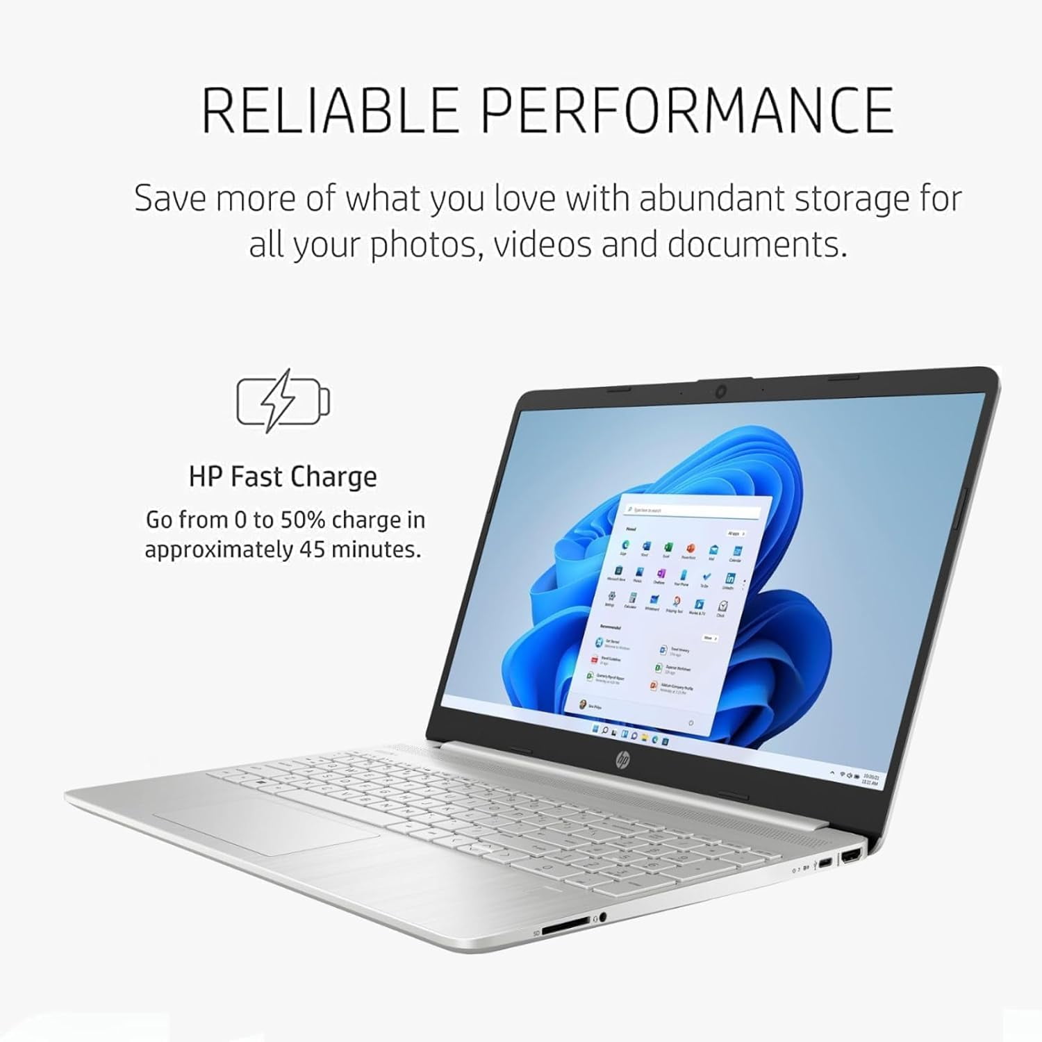 HP 17-inch Laptop Computer for Business - 17.3" FHD LED Display, 12th Gen Intel i3-1215U Processor (up to 4.4GHz0), 8GB RAM, 256GB SSD, Windows 11 Pro, HD Camera, Fast Charge, WiFi, HDMI, USB-A&C