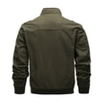 thumbnail image 5 of Mens Lightweight Bomber Jacket Causal Windbreaker Zip Up Fall Coat Zipper Spring Fall Bomber Jackets Sports Shell Jacket, 5 of 5