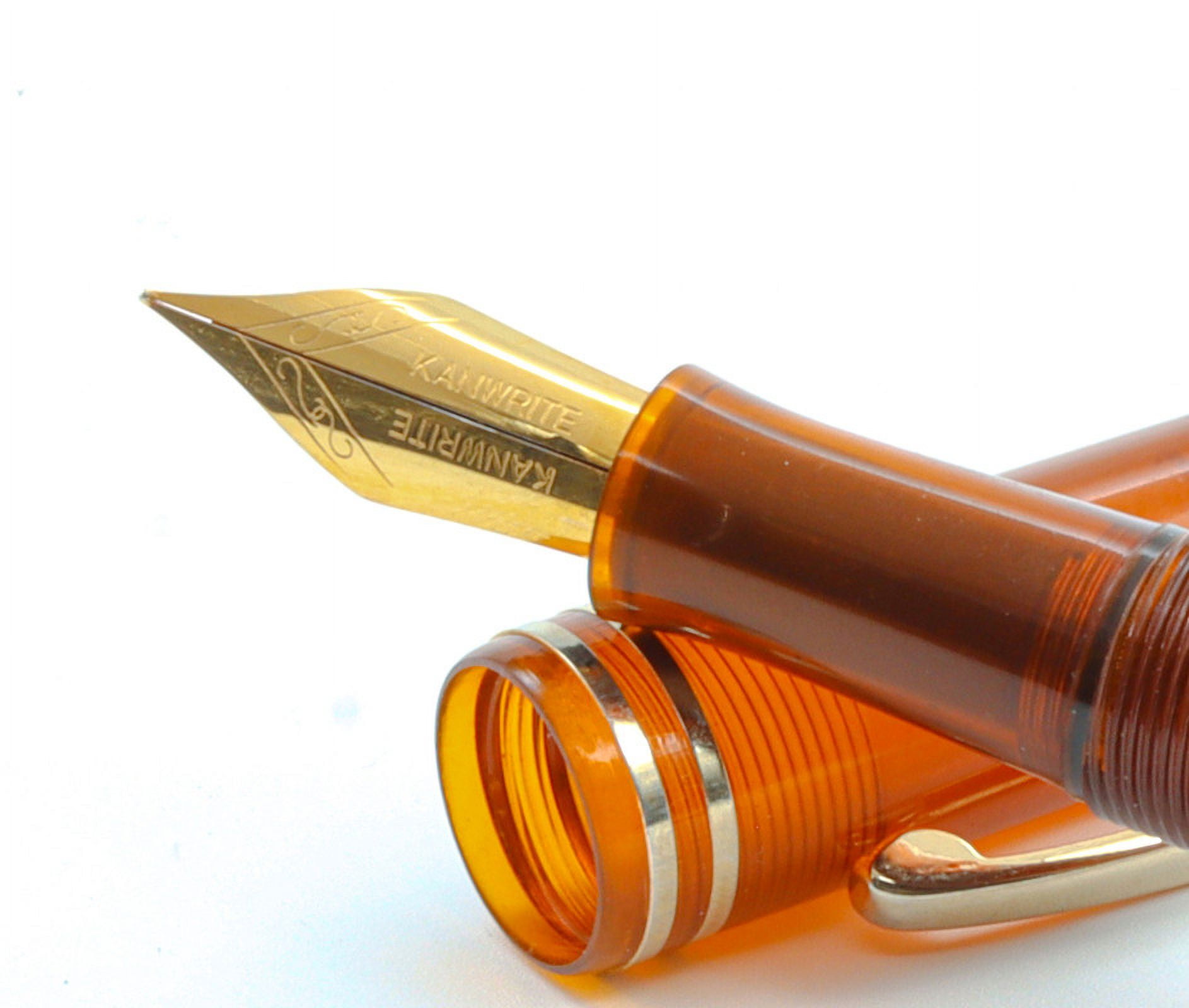 Kanwrite Desire Crystal Amber Medium Point Fountain Pen