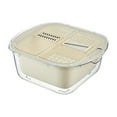 thumbnail image 2 of Vegetable Washing Basket with Stainless Steel Cutting Tools | Strain, Wash, and Drain Produce | Kitchen Colander and Slicer Set for Fruits and Vegetables | Multi-Function Food Prep And, 2 of 9