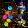 thumbnail image 4 of Solar Wind Chime Light, EpicGadget Solar Powered Color Changing LED Hanging Sphere Ball Wind chime Light for Outdoor Indoor Gardening Yard Pathway Decoration (Sphere Ball), 4 of 5
