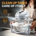 thumbnail image 3 of Granitestone Big Boss 16Qt Large Glass Air Fryer Non Toxic Family Sized Large Halogen Oven Cooker Air Fryer, 3 of 8