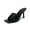 BLACK, variant on Women’s High Stilettos Heels Mules Open Square Toe Slip On Comfort Sexy Dress Pumps Sandals Evening Party Prom Dance Shoes