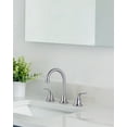 thumbnail image 3 of Wowow 3 Hole Widespread Bathroom Sink Faucet in Brushed Nickel,Fit for 6 inch and 8 inch Sink with Pop UP Drain, 3 of 7