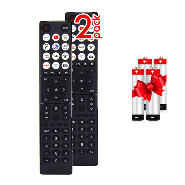 2 Pz Control Remoto Smart TV 4K VIDAA Compatible Hisense EN2D36H