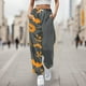 thumbnail image 1 of WILLBEST Pantalones Casuales para Mujer, Cómodos Pantalones Deportivos con Estampado de Halloween, Cintura Elástica Suave, para Uso Diario En Todas Las Estaciones. Grande, 1 of 3