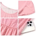 thumbnail image 6 of UVN Womens Summer Dresses Short Petal Sleeve Crew Neck Midi Sundress for Women A-Line Flowy Dress with Pocket, 6 of 10