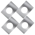 thumbnail image 4 of GAXIRE 4Ud Placas Para Refuerzo Y Reparación De Puertas En Inoxidable Color Plata Resistente A Corrosión, 4 of 8