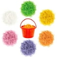 thumbnail image 1 of Easter Basket Shred Paper Easter Grass Shredded Paper Multicolor Easter Basket Grass Raffia Basket Shred Crinkle Paper Raffia Paper Shred for Baskets Egg Stuffers Spring Party Supplies, 6 Colors, 300g, 1 of 7
