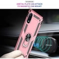 thumbnail image 5 of Samsung A10E Phone Case, Galaxy A10E Phone Case with Screen Protector, Military Grade Protective Cases with Ring for Samsung Galaxy A10E (Rose Gold), 5 of 13