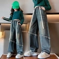 thumbnail image 2 of KVPLBQFD Straight Jeans 2t Sweatpants Boys Toddler Girl Sweatpants 3t Sweatpants Size 5 Girls Clothes Thanksgiving Gifts for Adults Soccer Clothes 12, Blue 4-5 Years, 2 of 7