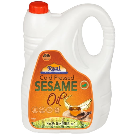 Rani Sesame Oil 169 Ounce (5 Liter) Cold Pressed | 100% Natural | NON-GMO | Kosher | Vegan | Gluten Free