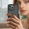 thumbnail image 3 of iPhone 15 Pro Case, 2 in 1 Phone Case for iPhone 15 Pro 6.1", Takfox Rubber & Rugged Shockproof Protection Heavy Duty with Ring Stand Kickstand Cover,Black, 3 of 12