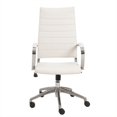 thumbnail image 4 of Eurostyle Axel Chaise Haute de Bureau en Blanc, 4 of 6