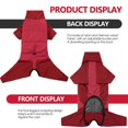 thumbnail image 2 of Large Dog Coat, Extra Warm Dog Jacket Four Legs All Wrap Waterproof Windproof Dogs Cold Weather Coats for Medium Large Dogs, Warm High Collar Full Body Dog Jumpsuit Comfortable Onesie Apparel, 2 of 8