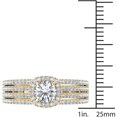 thumbnail image 4 of 1 Carat T.W. Diamond Single Halo 14kt Yellow Gold Engagement Ring, 4 of 5