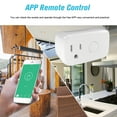thumbnail image 2 of yeacher Lot de 4 BroadLink SP4mini-US Prise Intelligente avec Commande Vocale, Télécommande via Application, Minuterie, Compatible Alexa et Google Home, 110-240 V, Wi-Fi Activé, 2 of 6