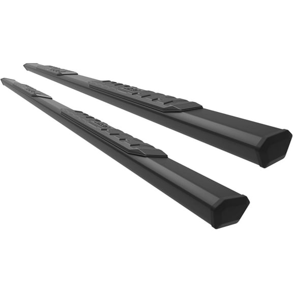 Black Horse 4.5" Epic Running Boards Black Compatible with 2005-2024 Nissan Frontier King Cab-E3069