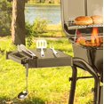 thumbnail image 4 of Camp Kitchen Cooking Utensil Set Travel Organizer Grill Accessories Portable Compact Gear for Backpacking BBQ Camping Hiking Travel Cookware Kit Water Resistant Case (Blue 13 Piece Set), 4 of 5