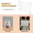 thumbnail image 3 of DEEPCRAFF White Desktop Acrylic Photo Frame Clear Stand for Certificates and Poster Decoration, 3 of 8