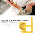 thumbnail image 3 of Foldable Protractor, 4 Links Design Corner Angle Finder  for Construction Engineering, 3 of 7
