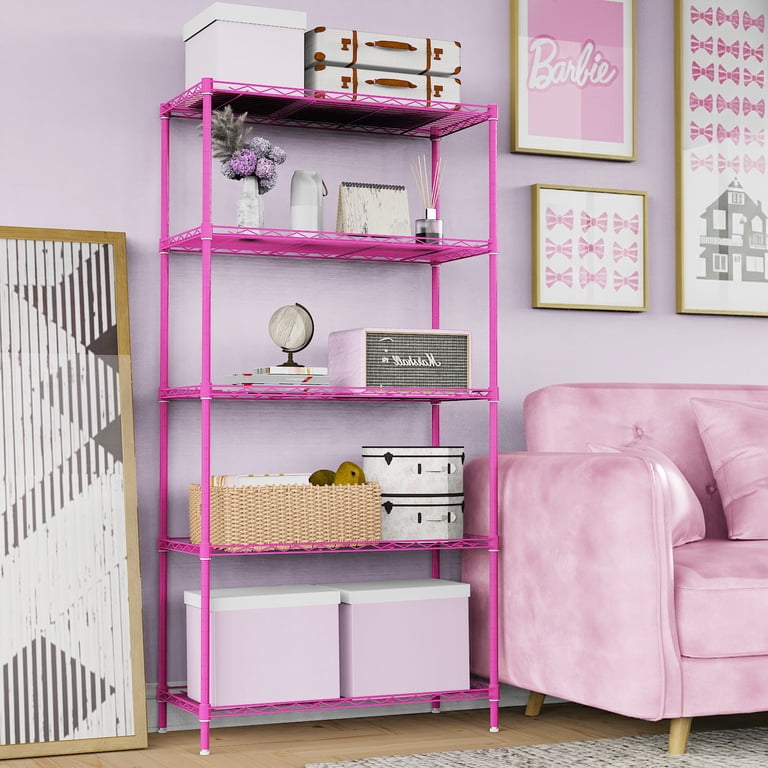 Ktaxon 5-Tier Wire Shelving Unit, Steel Storage Rack for Garage