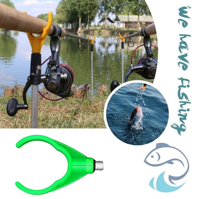 Soporte para caña de pescar de carpa, soporte para poste, aparejos de pesca (en forma de U)