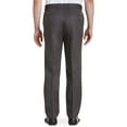 thumbnail image 2 of Oak Hill by DXL Men's Big and Tall Waist-Relaxer Flat-Front Microfiber Pants- New Improved Fit, Grey, 56W X 30L, 2 of 6