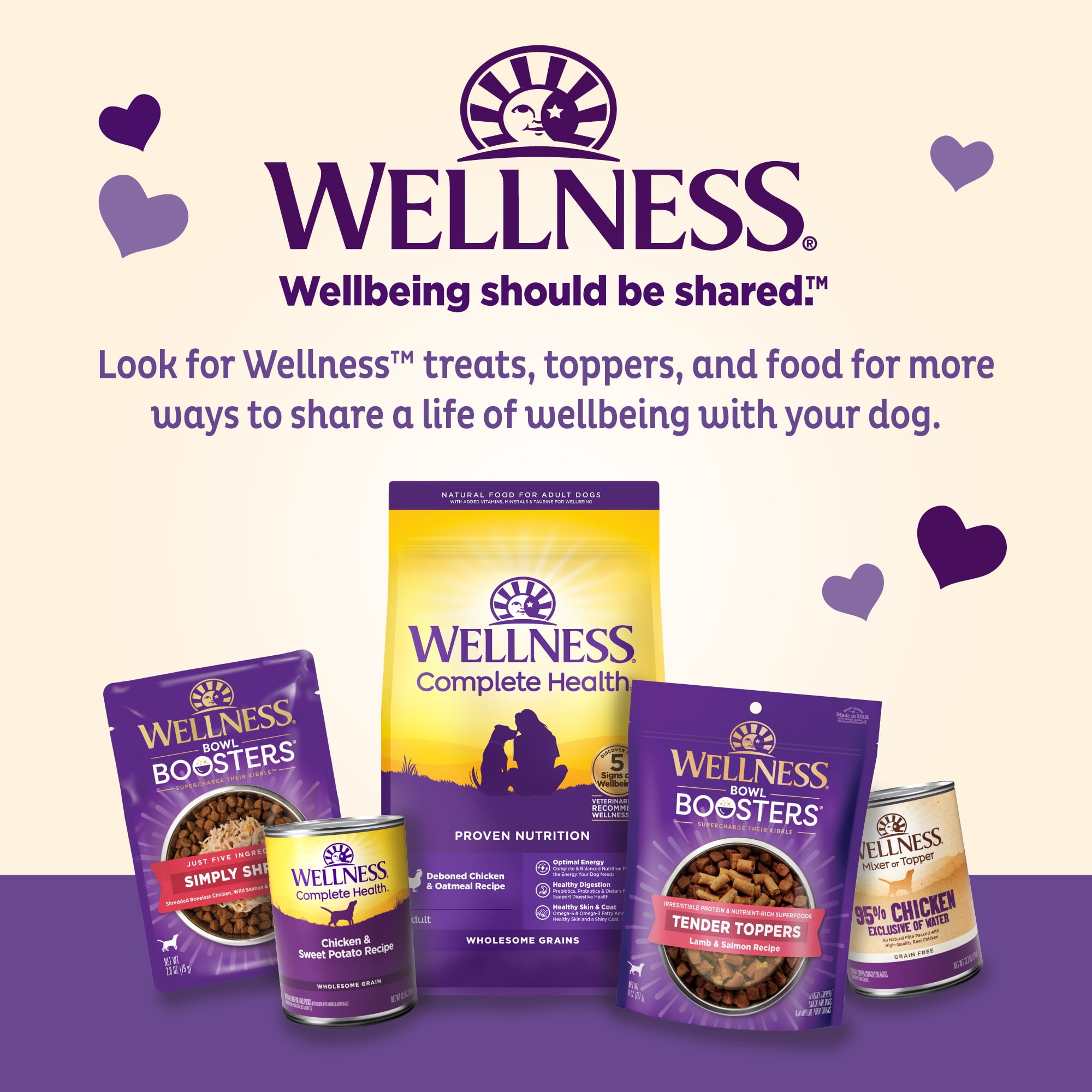 Wellness Old Mother Hubbard Wholesome Indulgences Peanut Butter & Banana Flavor Soft Dog Treats, 7oz Bag