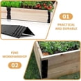 thumbnail image 4 of 4 Ensemble De Supports d'angle Compatible avec Lit De Jardin Surlev en Mtal Fleur Lit De Jardin Accolades d'angle Grand Angle Meubles Fixation Planteu, 4 of 5