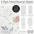 thumbnail image 5 of Sweet Jojo Designs Farm Animals Multicolor Baby Bassinet Fitted Sheets 2 Piece Set, 5 of 6