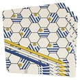 thumbnail image 1 of World Cup Uruguay Soccer Ball Set of 4 Square Sandstone Coasters, 1 of 2