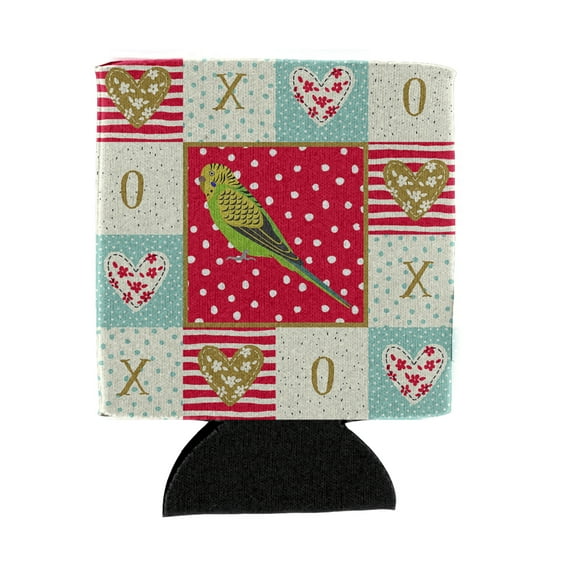 Carolines Treasures CK5520CC Budgerigar Love Can or Bottle Hugger Can Hugger multicolor