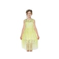 thumbnail image 1 of Robe Fille Jaune Flapper Vintage Années 1920 Dentelle à Pompons 7 Ans, 1 of 8